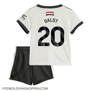 Manchester United Diogo Dalot #20 Tredjetrøje Børn 2024-25 Kortærmet (+ Korte bukser)